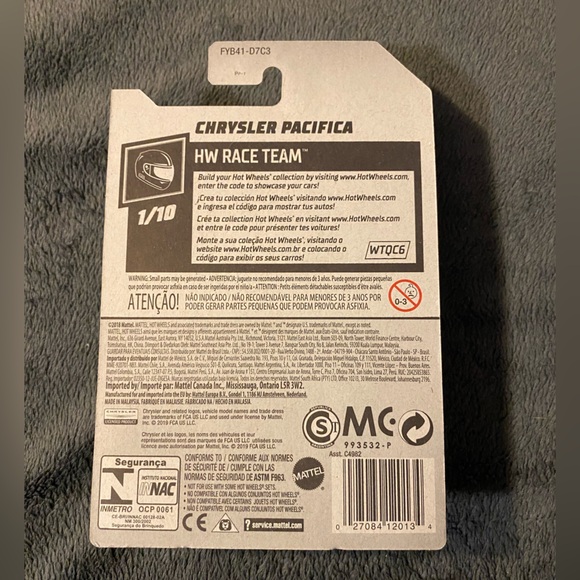 "🥦5/$25🥦" Hot Wheels Chrysler Pacifica - Picture 4 of 5